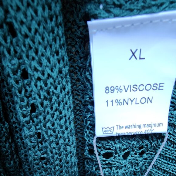 *NWT* Women's Yes Fashion XL open front sweater - Picture 5 of 9